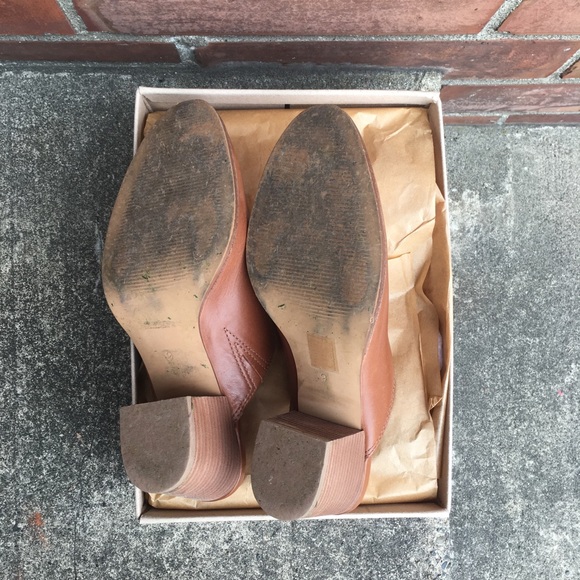 Madewell Harper Mule | saddle brown leather - Picture 7 of 7